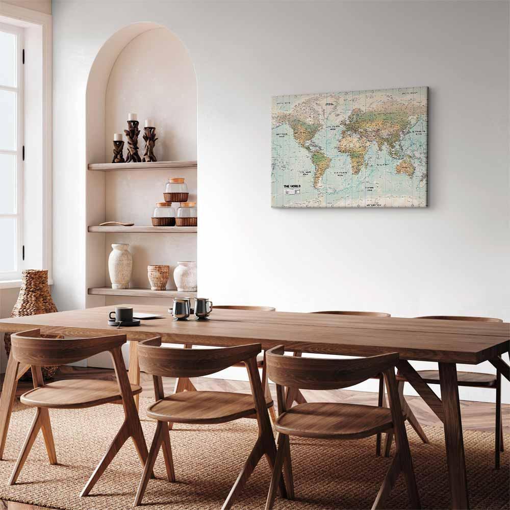 Obraz - Mapa świata: Piękny świat