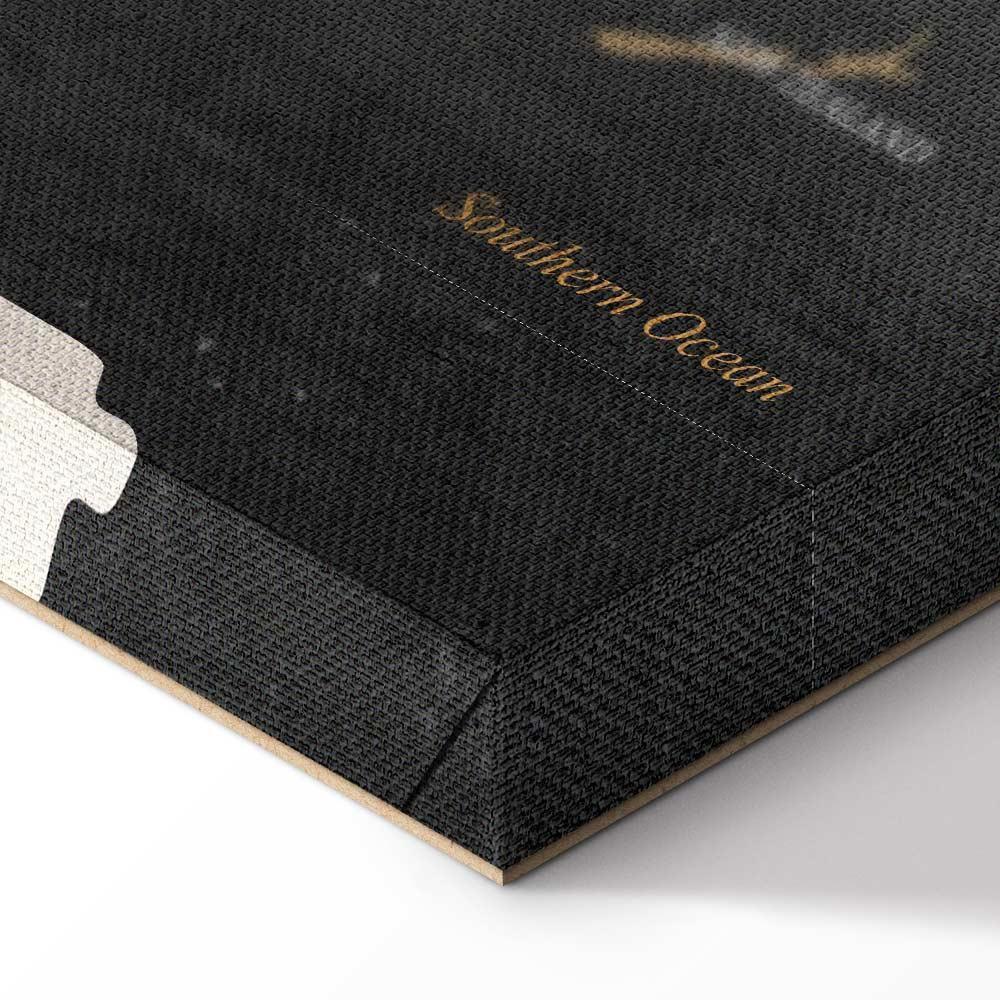 Obraz - Mapa świata: Tajemnice Ziemi