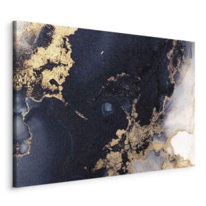 Obraz - Marmur i granat - abstrakcyjny teksturowany wzór inspirowany gwieździstym niebem