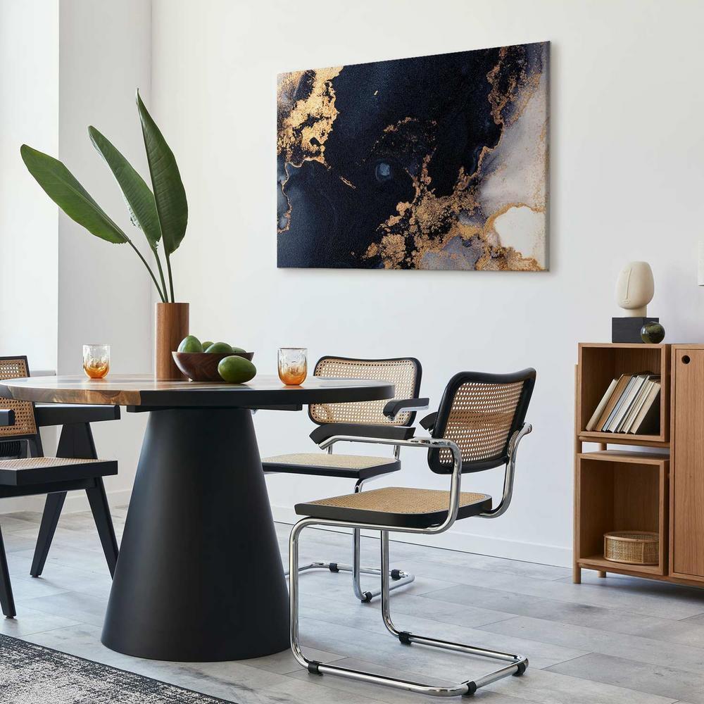 Obraz - Marmur i granat - abstrakcyjny teksturowany wzór inspirowany gwieździstym niebem