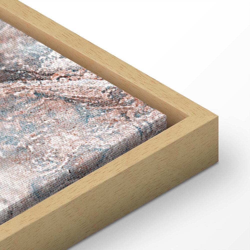 Obraz - Marmurowe kwiaty - naturalna struktura kamienia w pastelowych barwach