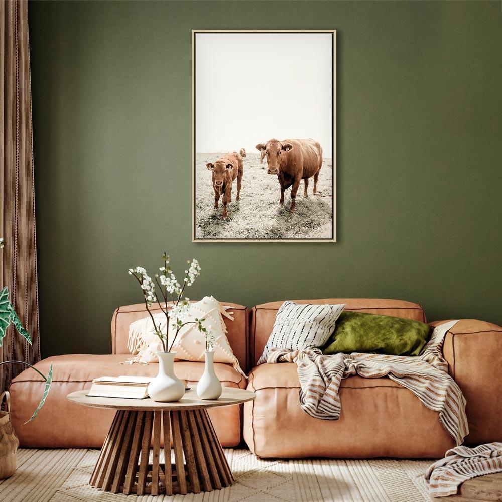 Obraz - Matka i ciele (1-częściowy) pionowy