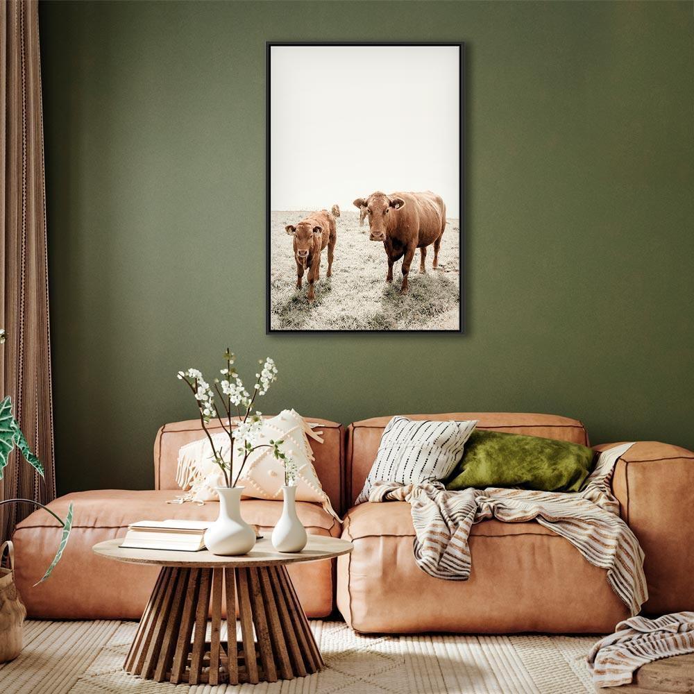 Obraz - Matka i ciele (1-częściowy) pionowy