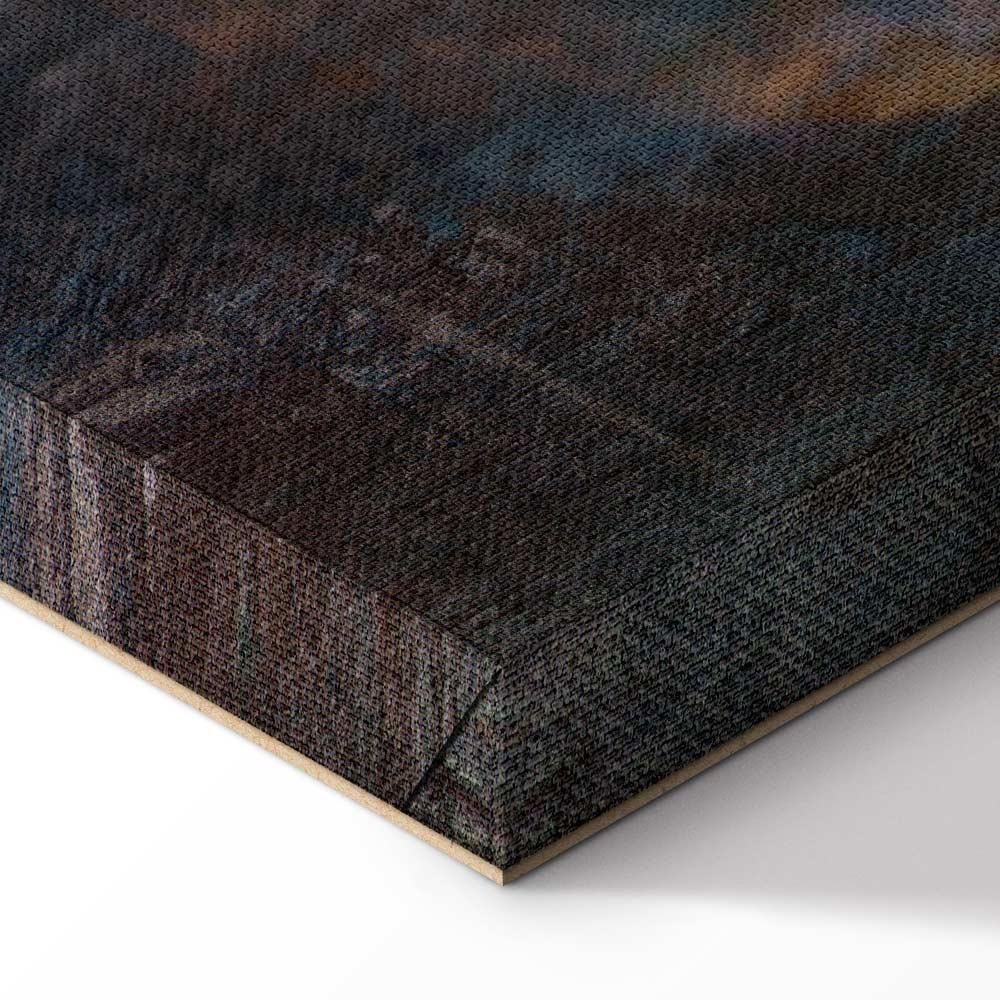 Obraz - Miedziane liście (1-częściowy) szeroki