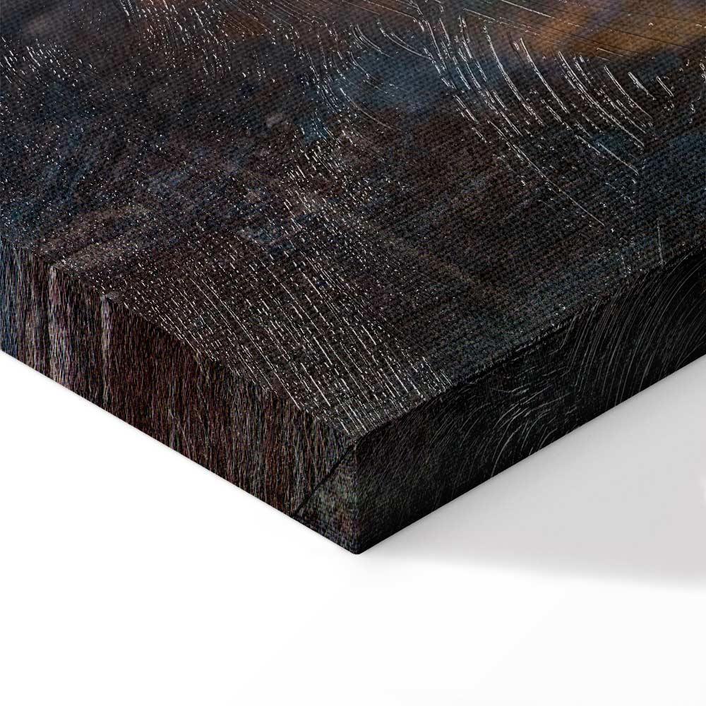 Obraz - Miedziane liście (1-częściowy) szeroki