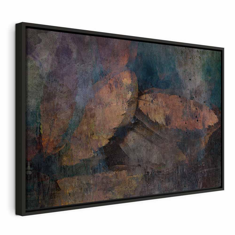 Obraz - Miedziane liście (1-częściowy) szeroki