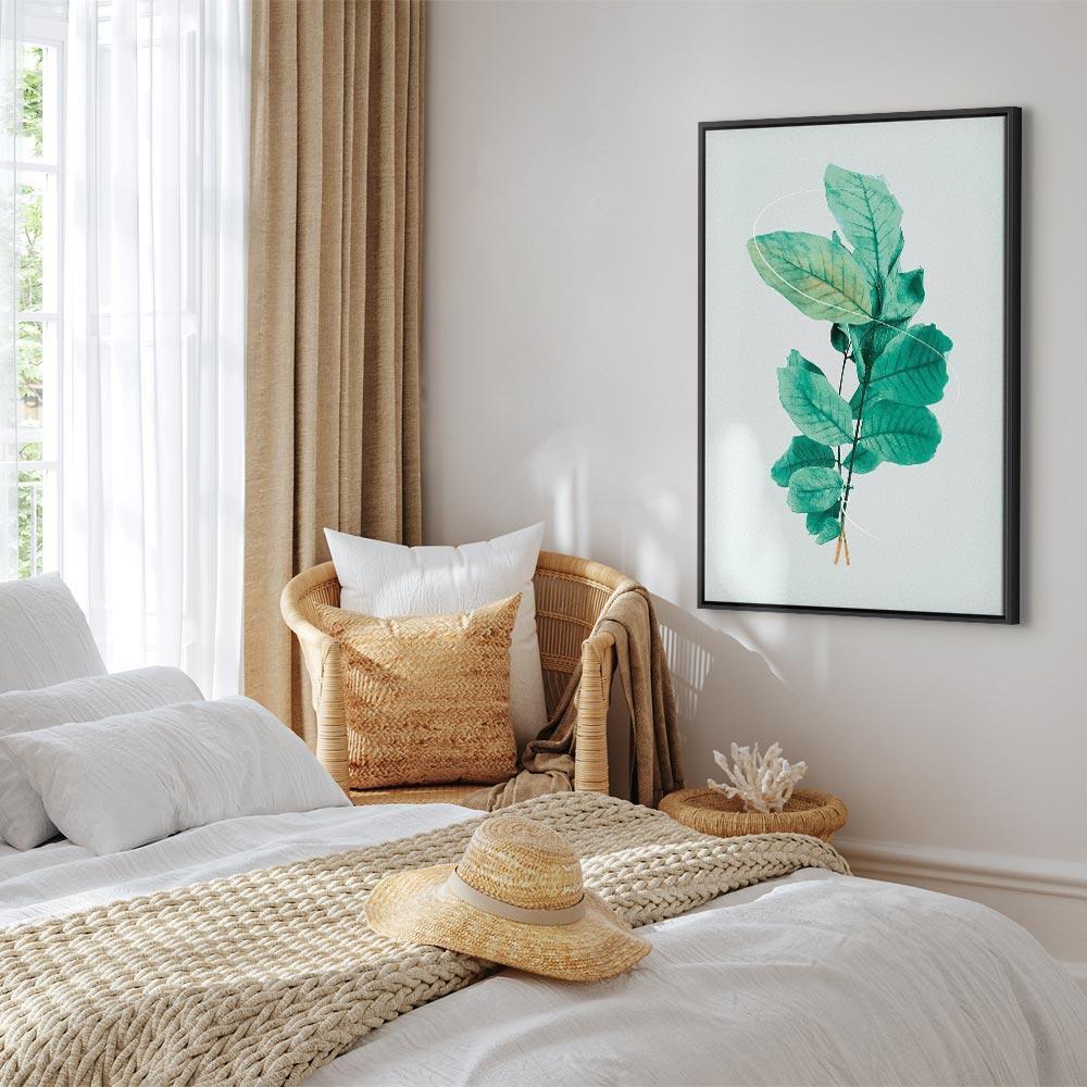 Obraz - Miętowa gracja (1-częściowy) pionowy