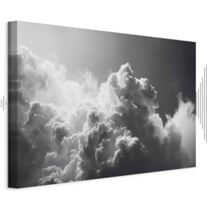 Obraz - Nadzwyczajne zjawisko: Słońce rozświetlające ciemne chmury