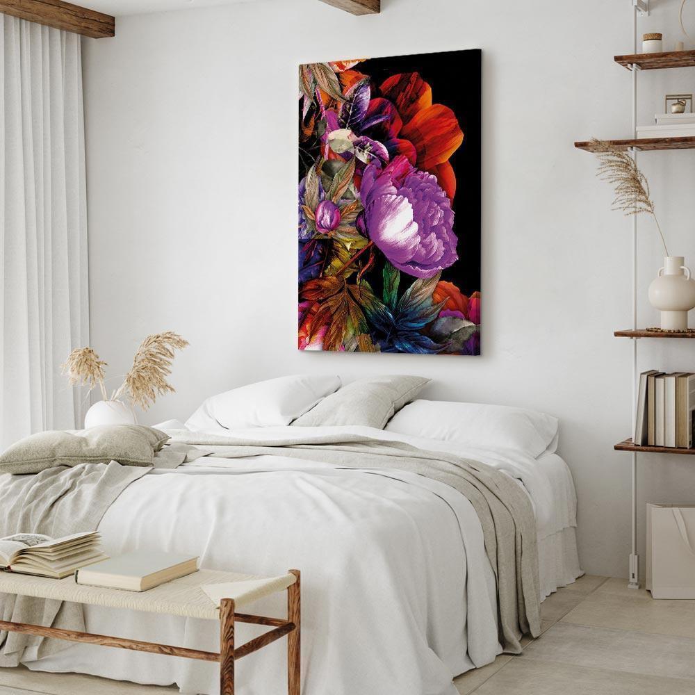 Obraz - Natura w kolorach lata (1-częściowy) - kwiatowy ogród inspiracji