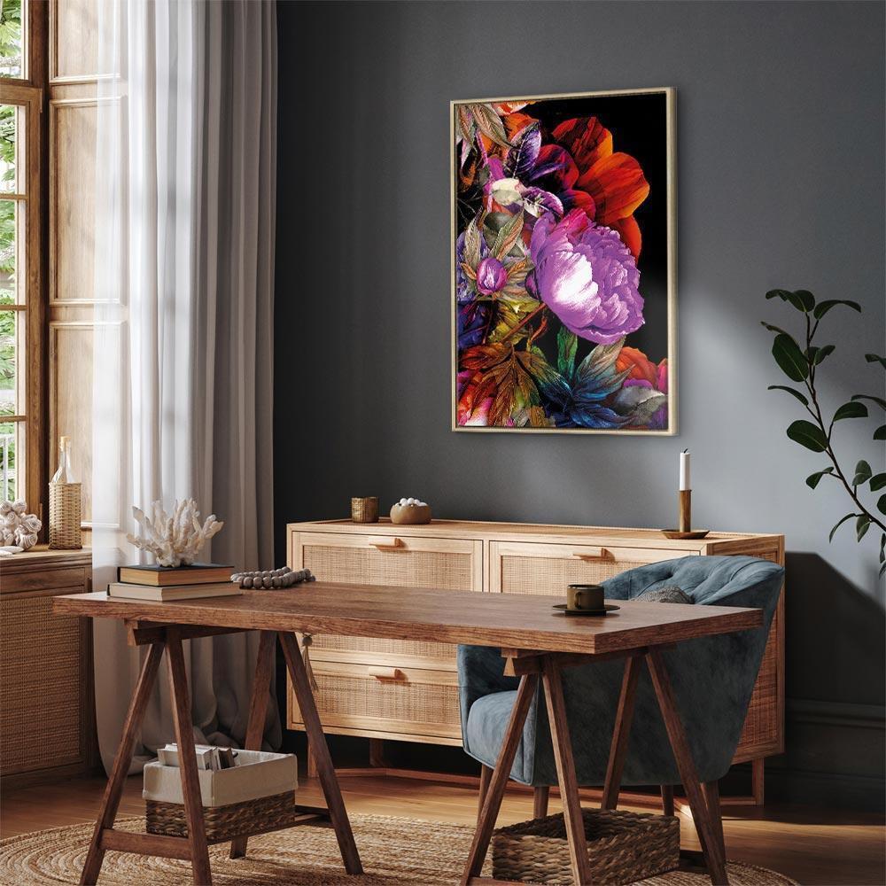 Obraz - Natura w kolorach lata (1-częściowy) - kwiatowy ogród inspiracji