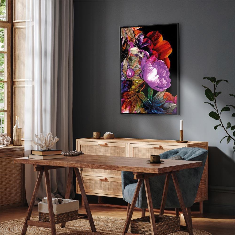 Obraz - Natura w kolorach lata (1-częściowy) - kwiatowy ogród inspiracji