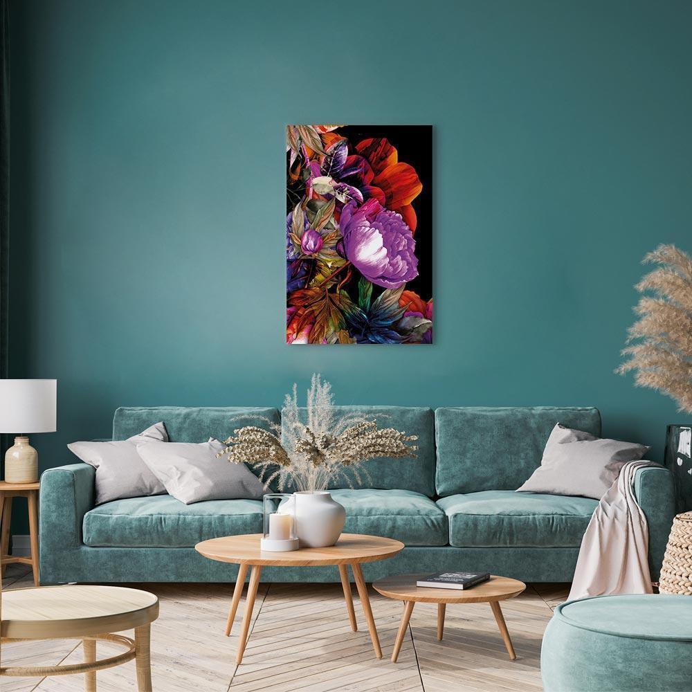 Obraz - Natura w kolorach lata (1-częściowy) - kwiatowy ogród inspiracji