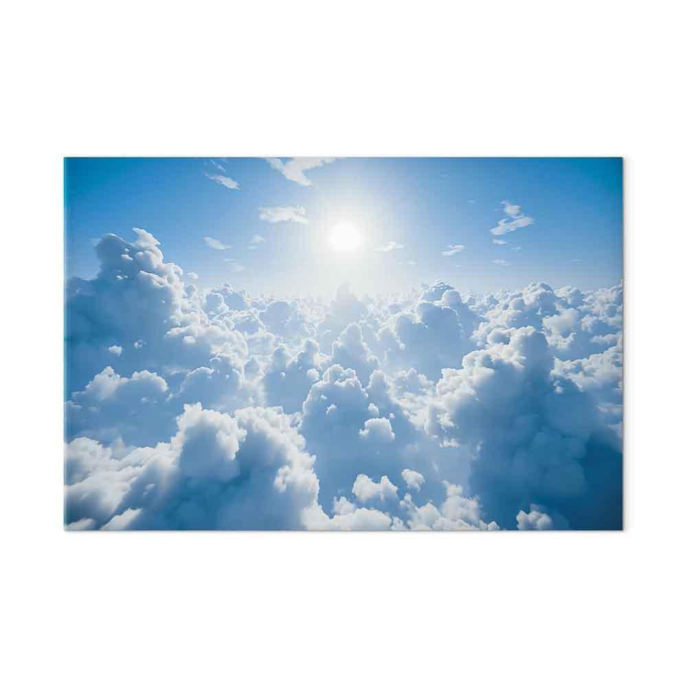 Obraz - Niebiański spokój: Ciepłe promienie słońca