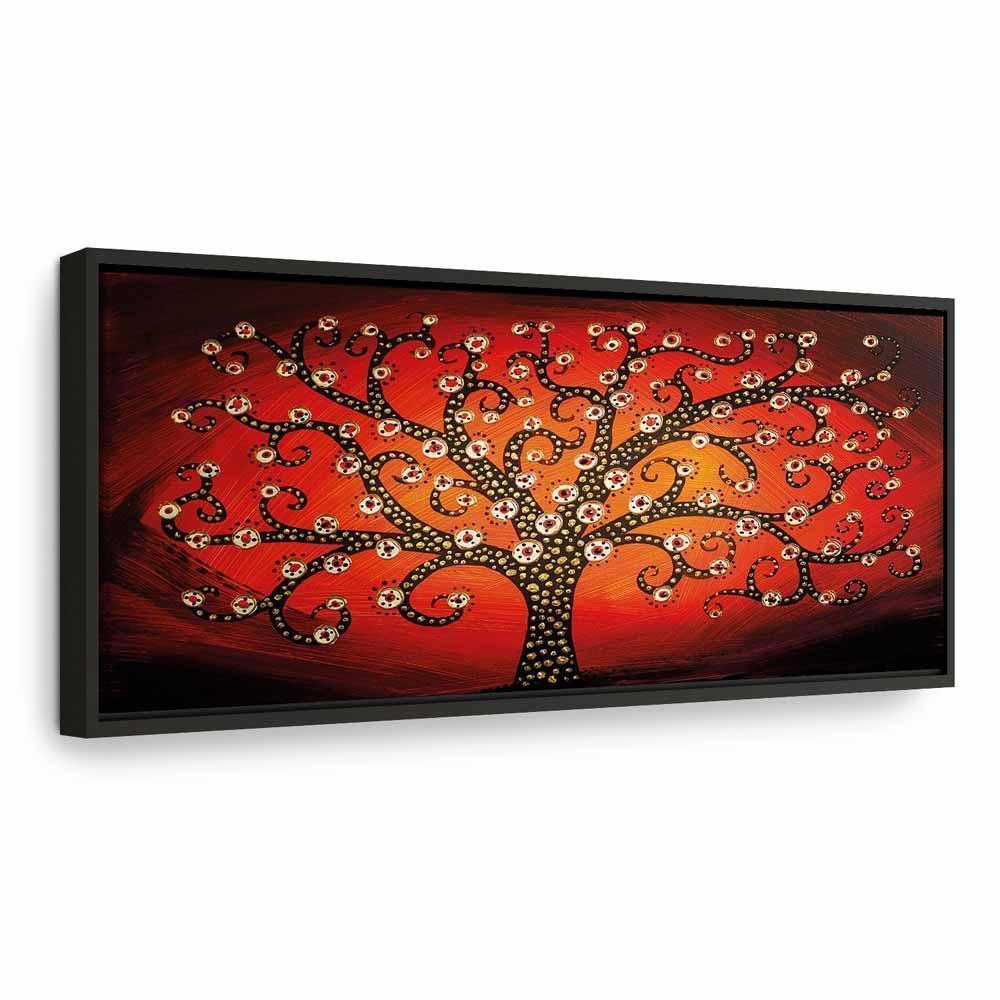 Obraz - Ogniste drzewo (1-częściowy) wąski