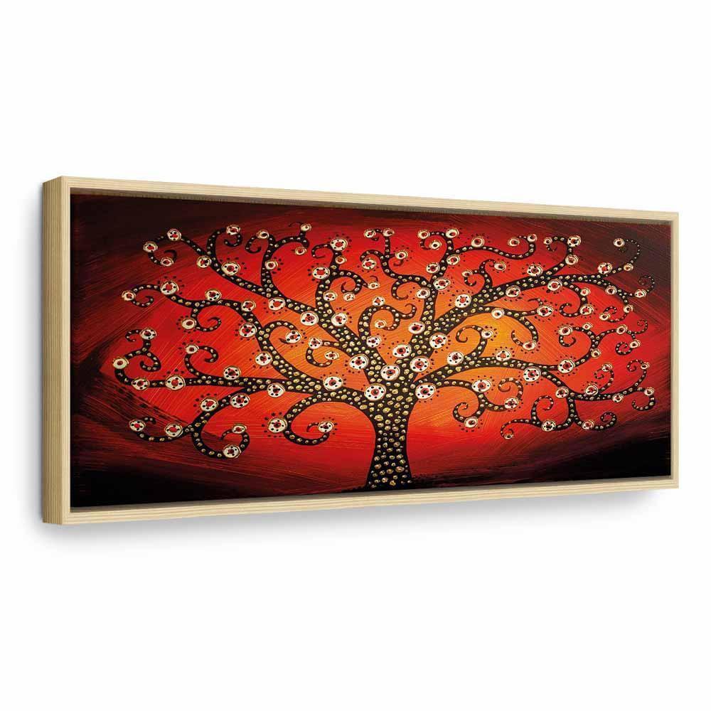 Obraz - Ogniste drzewo (1-częściowy) wąski