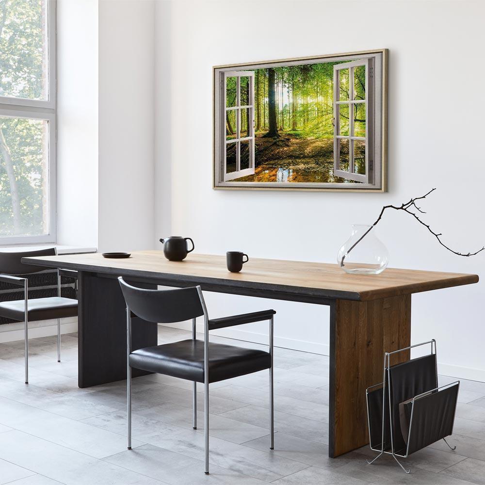 Obraz - Okno: widok na las