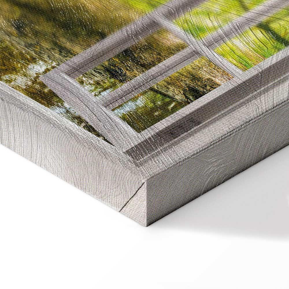 Obraz - Okno: widok na las