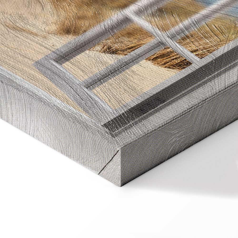 Obraz - Okno: widok na plażę