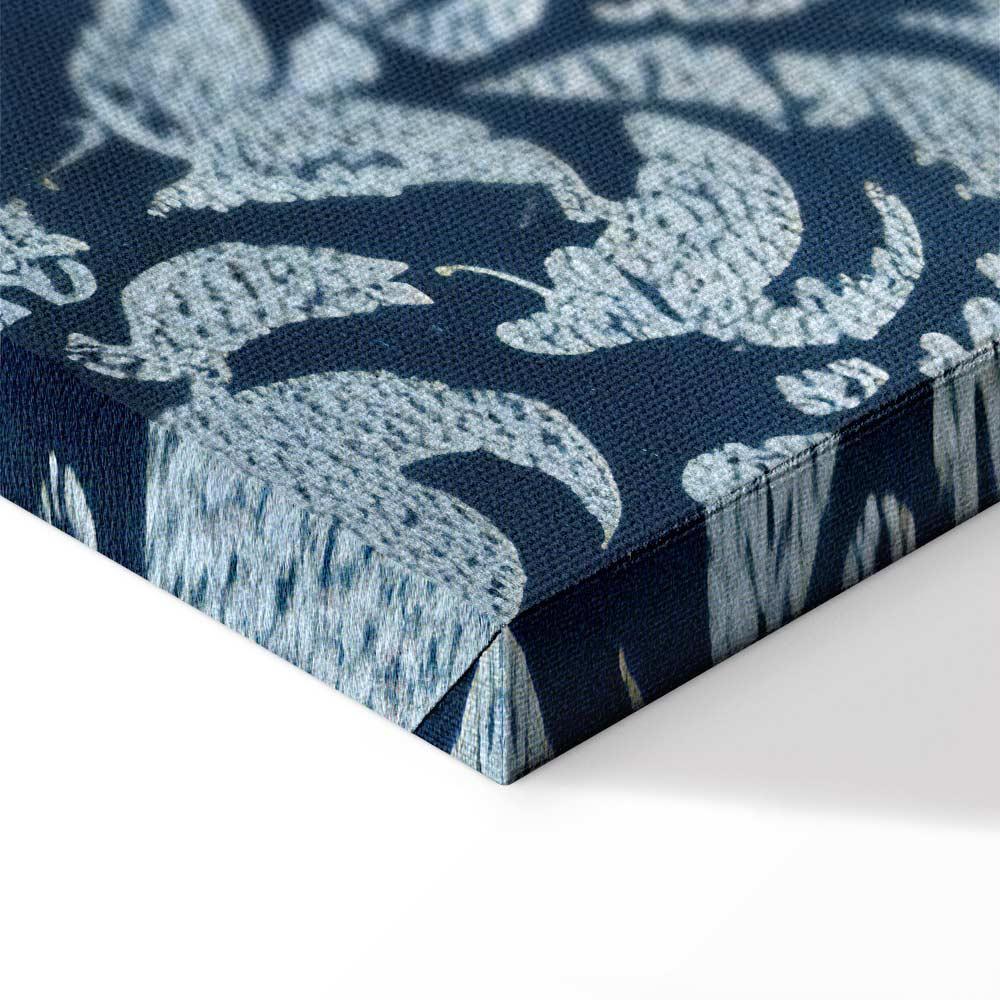 Obraz - Ornament retro dekoracyjny motyw w przetartych błękitach