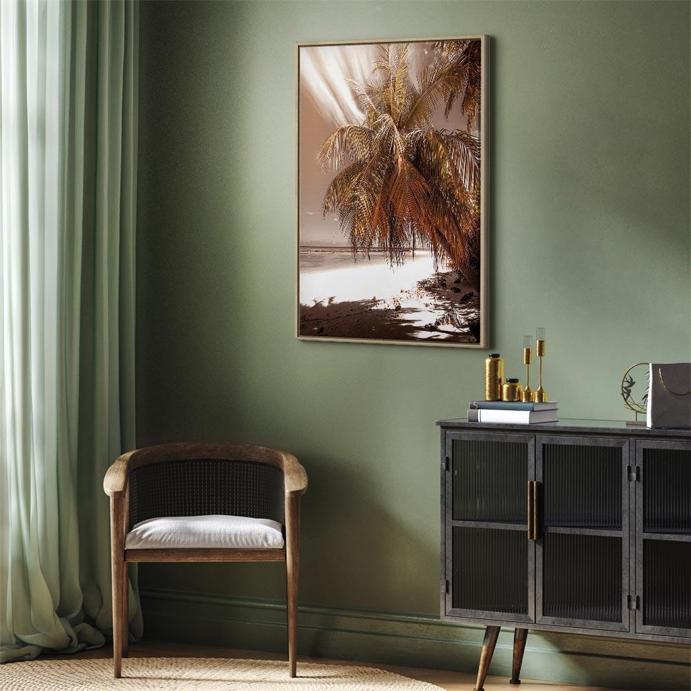 Obraz - Palmowy cień (1-częściowy) pionowy