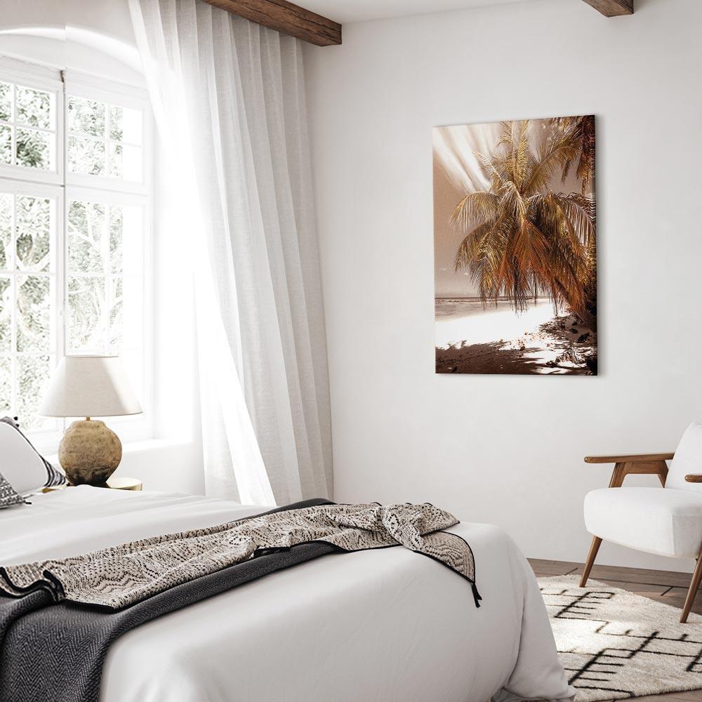 Obraz - Palmowy cień (1-częściowy) pionowy