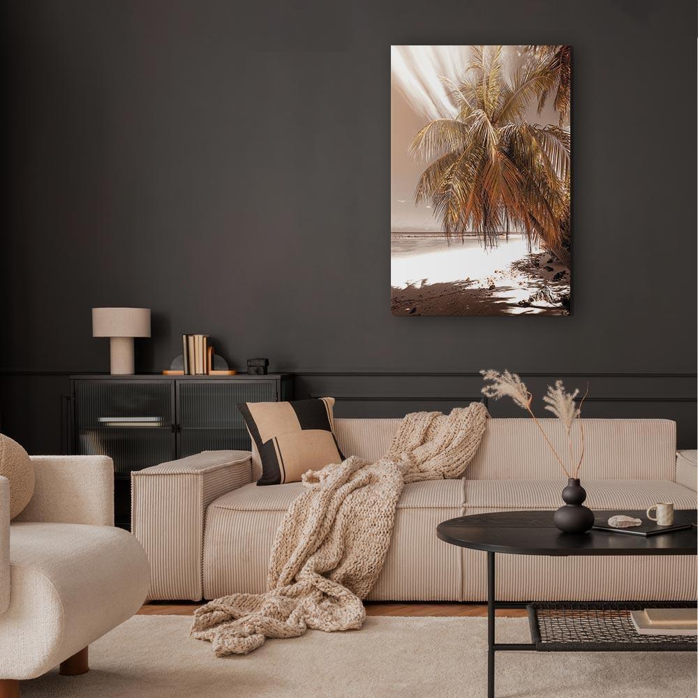 Obraz - Palmowy cień (1-częściowy) pionowy