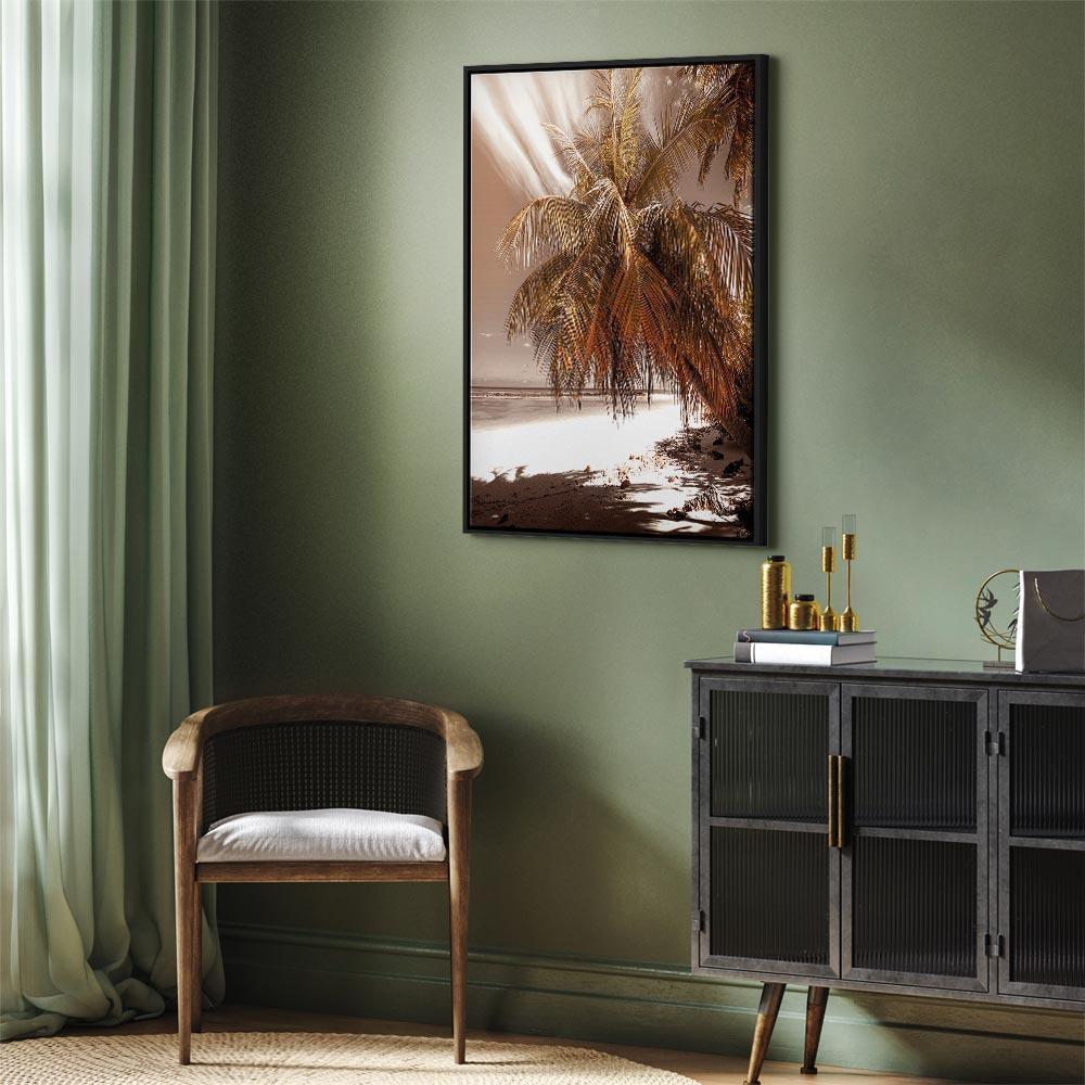 Obraz - Palmowy cień (1-częściowy) pionowy