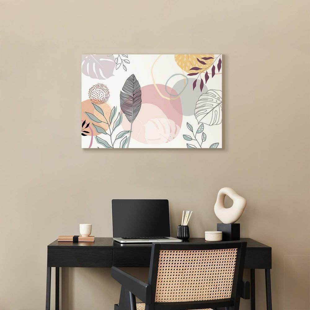 Obraz - Pastelowa grafika liniowa