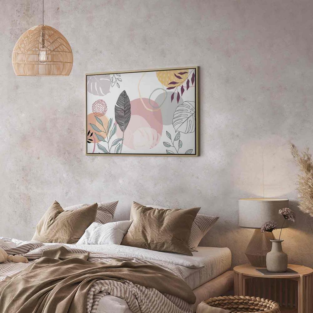 Obraz - Pastelowa grafika liniowa