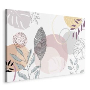 Obraz - Pastelowa grafika liniowa