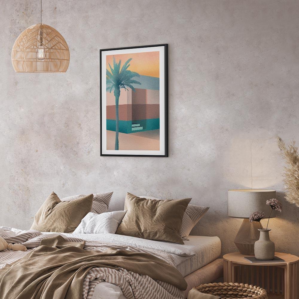 Obraz - Pastelowa uliczka (1-częściowy) pionowy