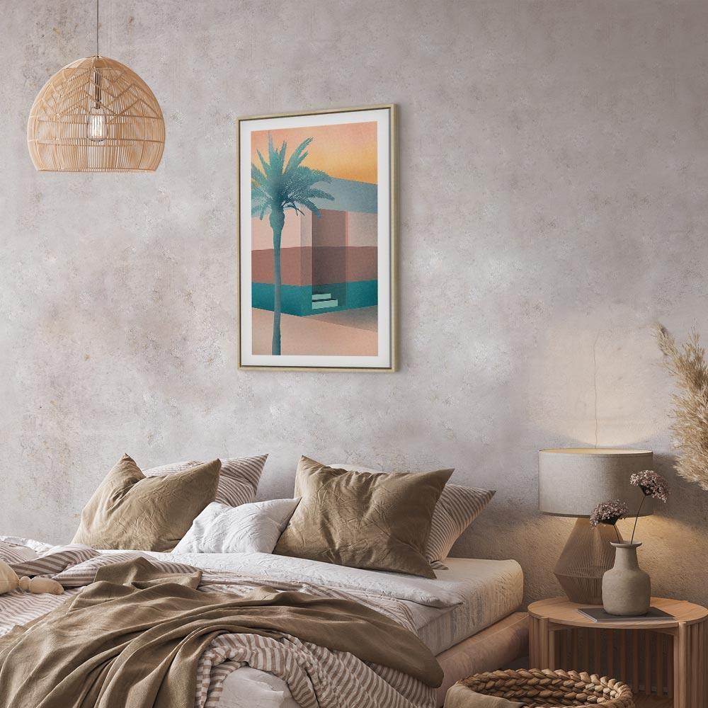 Obraz - Pastelowa uliczka (1-częściowy) pionowy