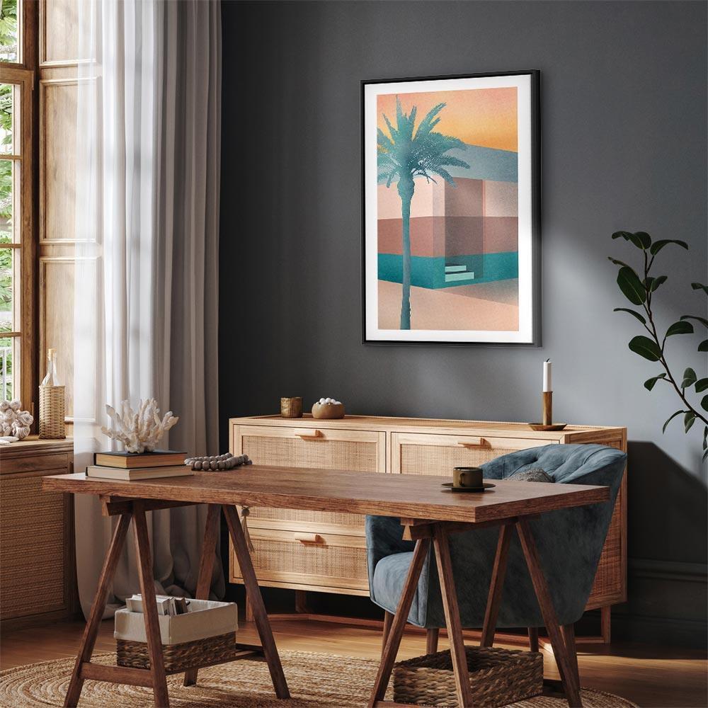 Obraz - Pastelowa uliczka (1-częściowy) pionowy