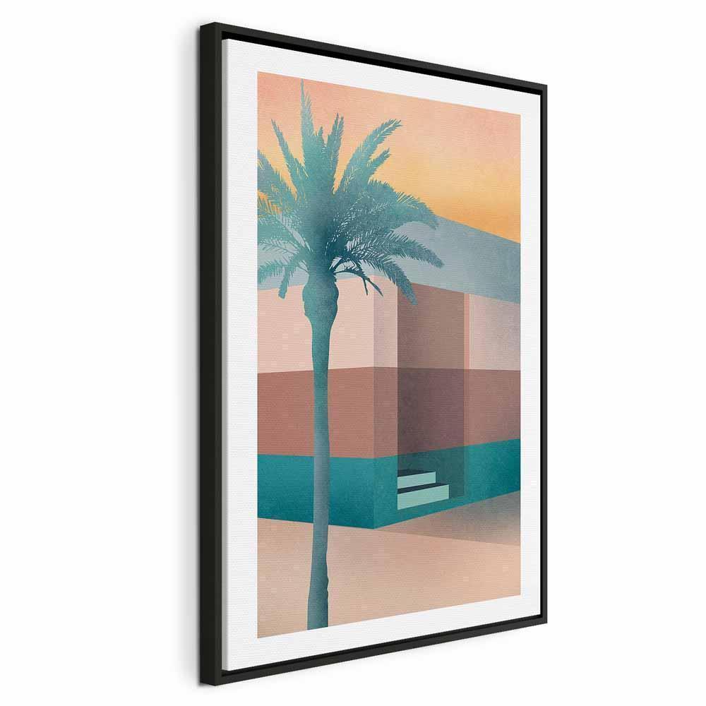 Obraz - Pastelowa uliczka (1-częściowy) pionowy