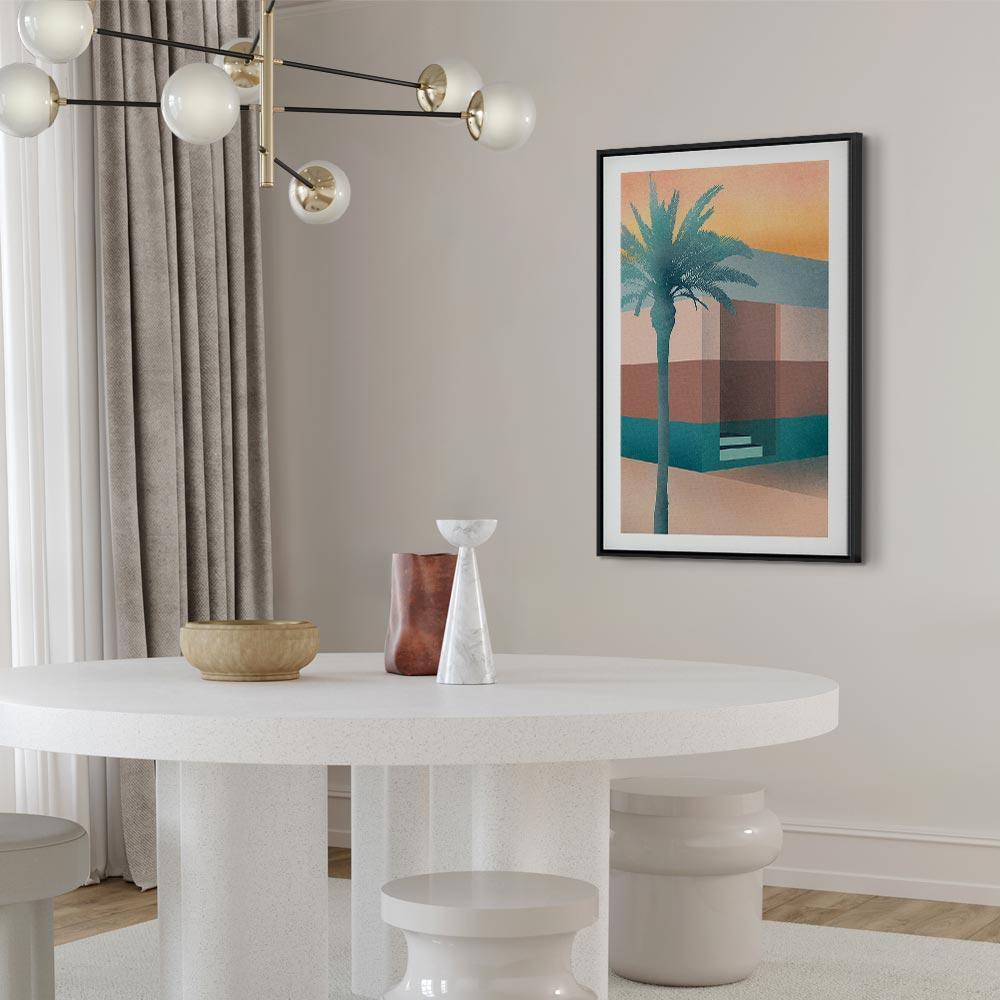 Obraz - Pastelowa uliczka (1-częściowy) pionowy