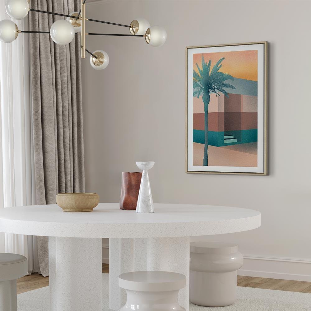 Obraz - Pastelowa uliczka (1-częściowy) pionowy