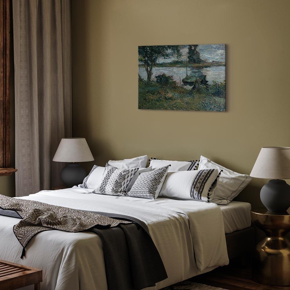 Obraz - Paul Gauguin – Flußufer