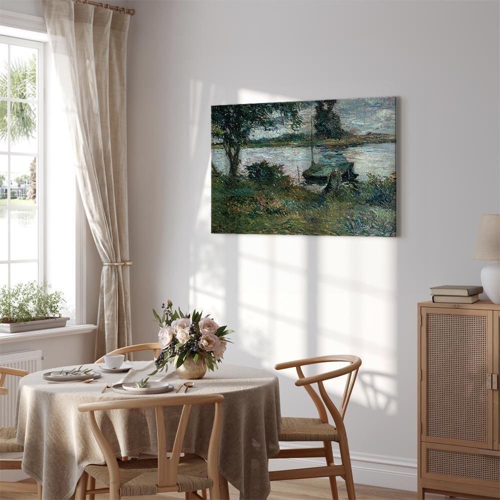 Obraz - Paul Gauguin – Flußufer