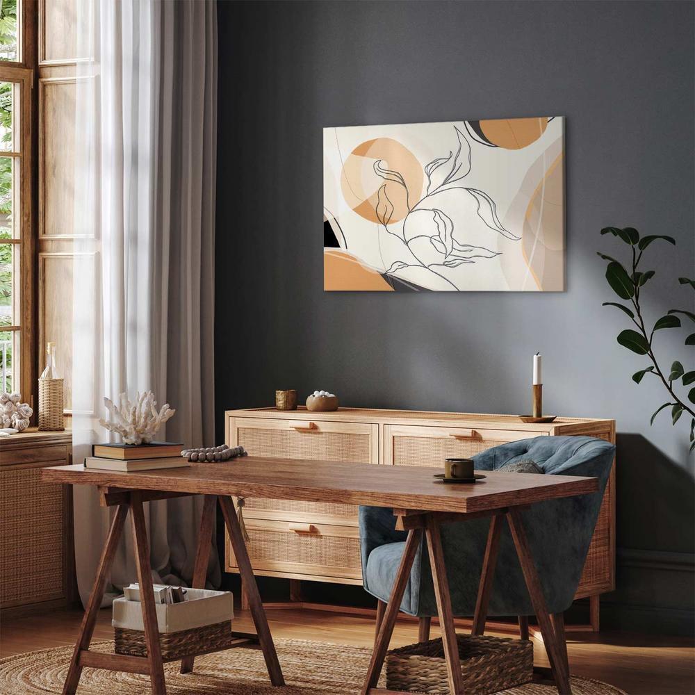 Obraz - Pejzaż z listkiem