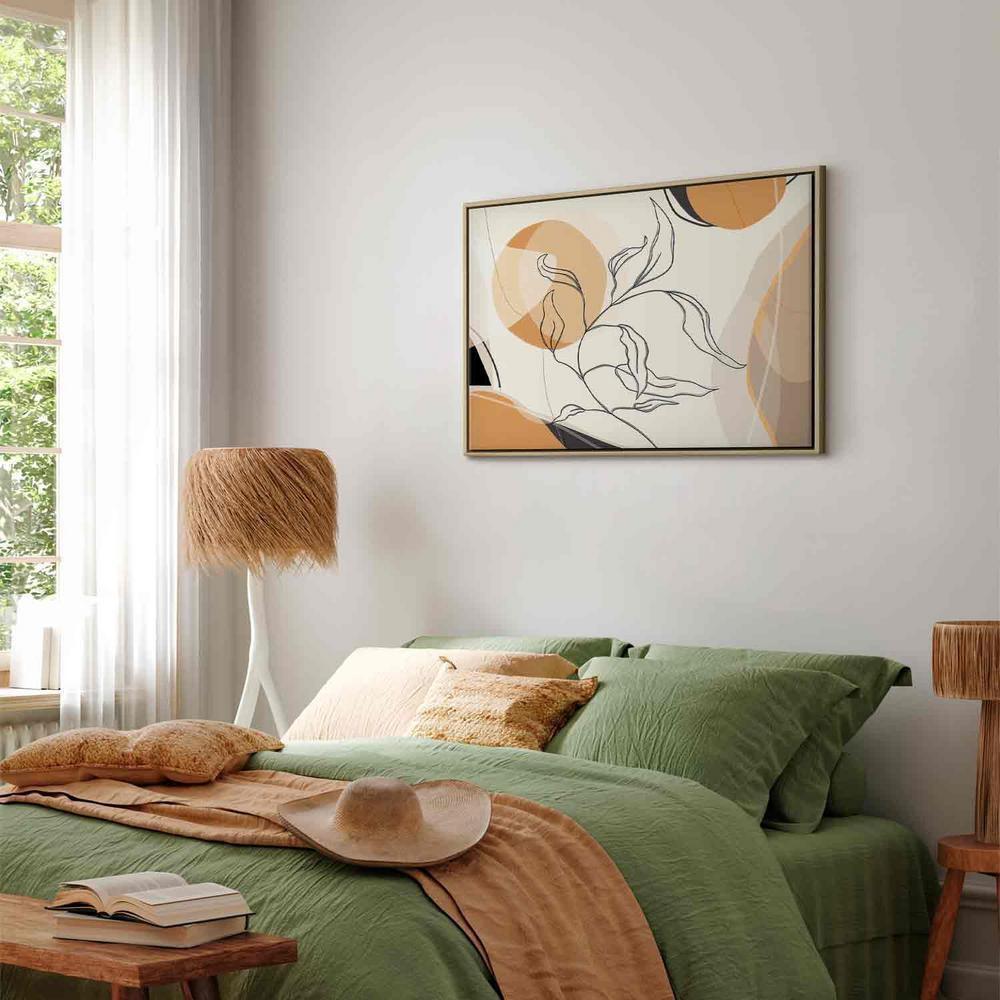 Obraz - Pejzaż z listkiem