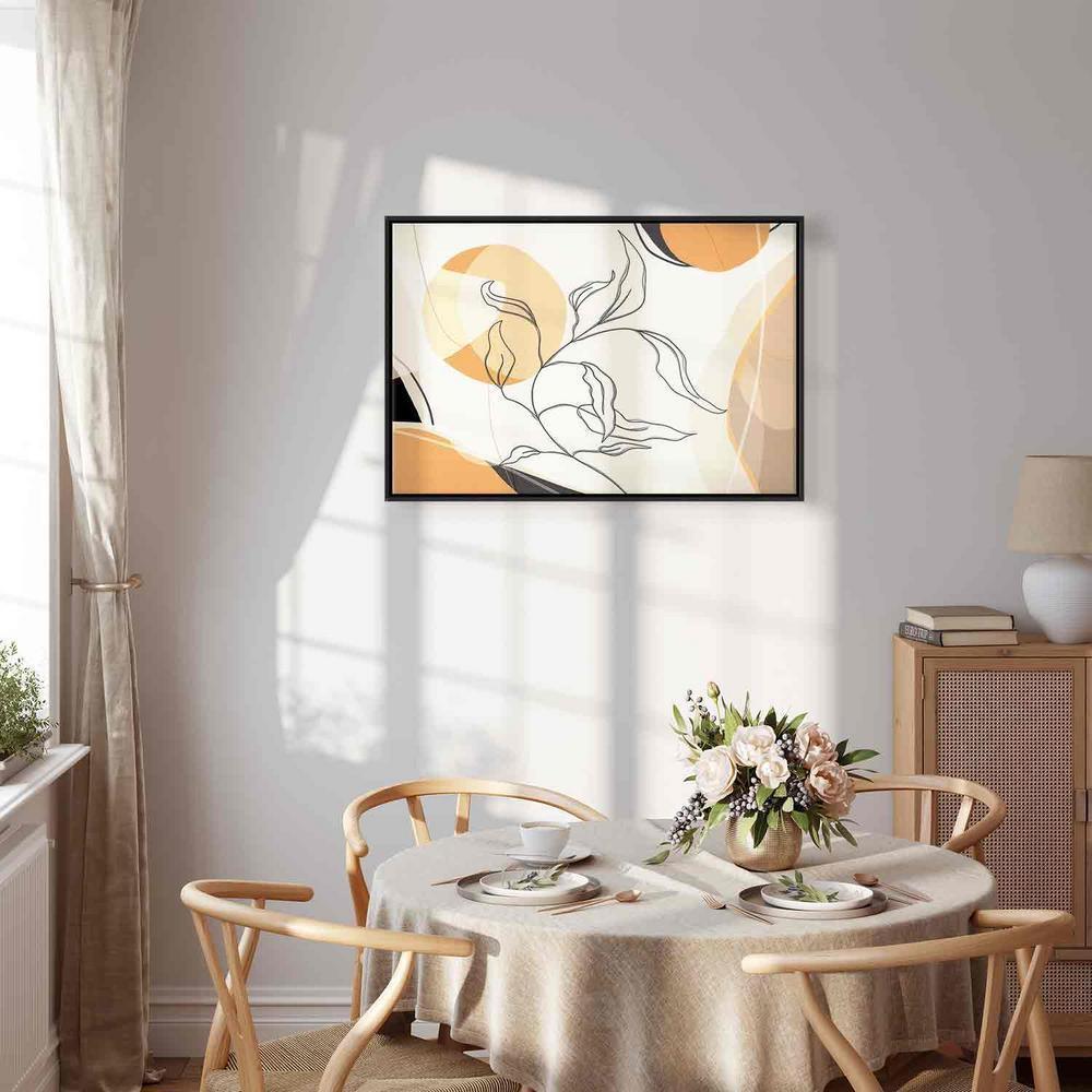 Obraz - Pejzaż z listkiem