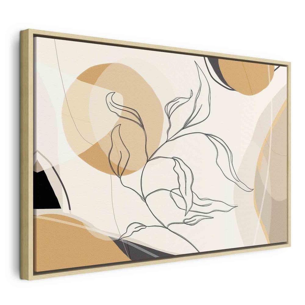 Obraz - Pejzaż z listkiem