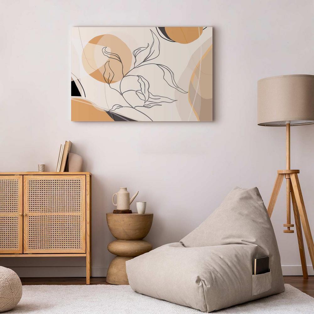 Obraz - Pejzaż z listkiem