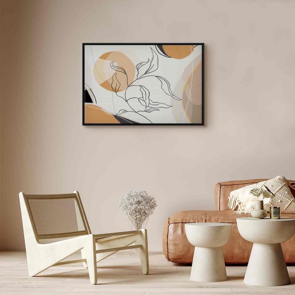 Obraz - Pejzaż z listkiem