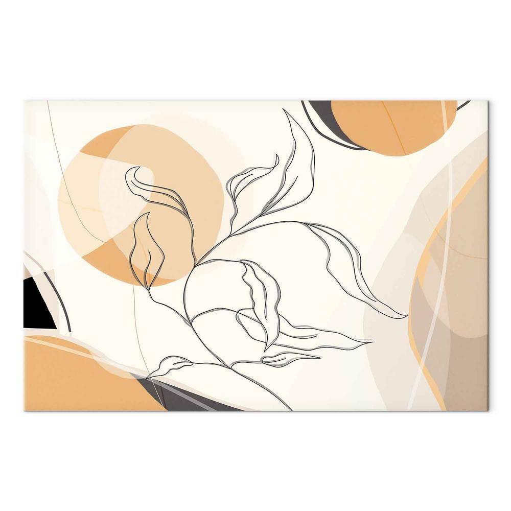 Obraz - Pejzaż z listkiem