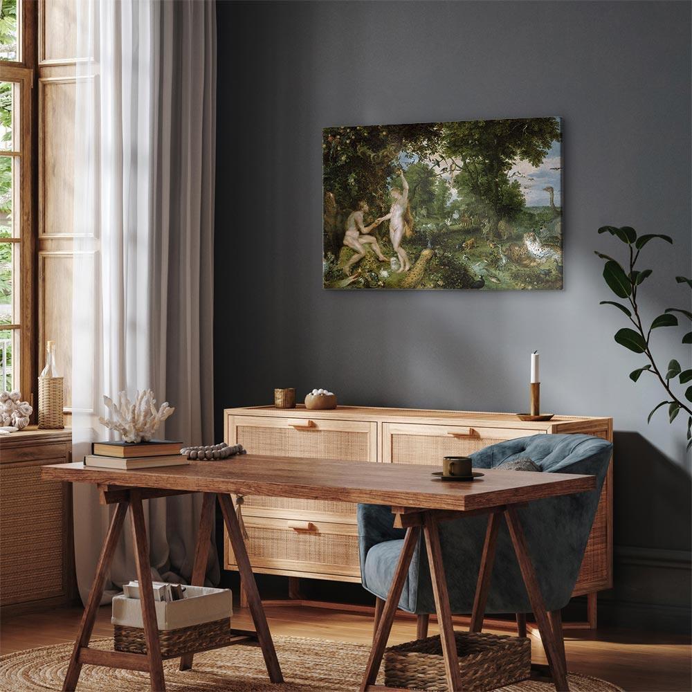 Obraz - Peter Paul Rubens – Ogród Eden z Upadkiem człowieka