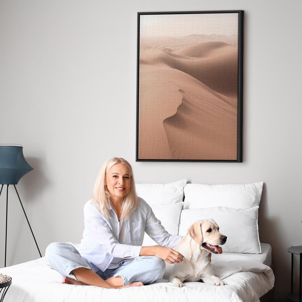 Obraz - Piaszczysta przestrzeń (1-częściowy) pionowy