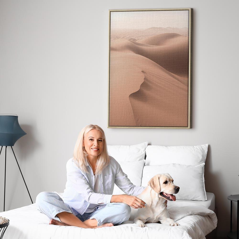 Obraz - Piaszczysta przestrzeń (1-częściowy) pionowy