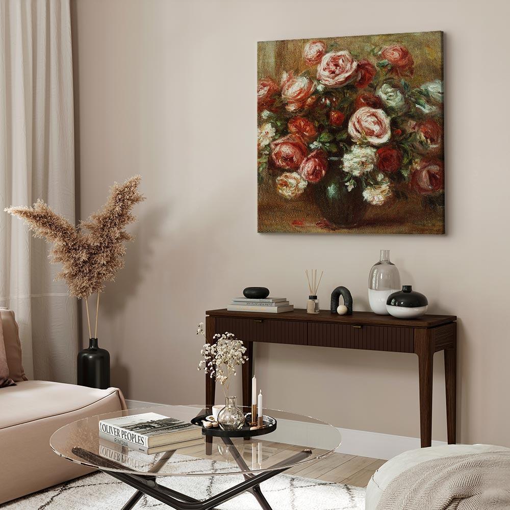 Obraz - Pierre-Auguste Renoir – Bukiet róż (martwa natura)