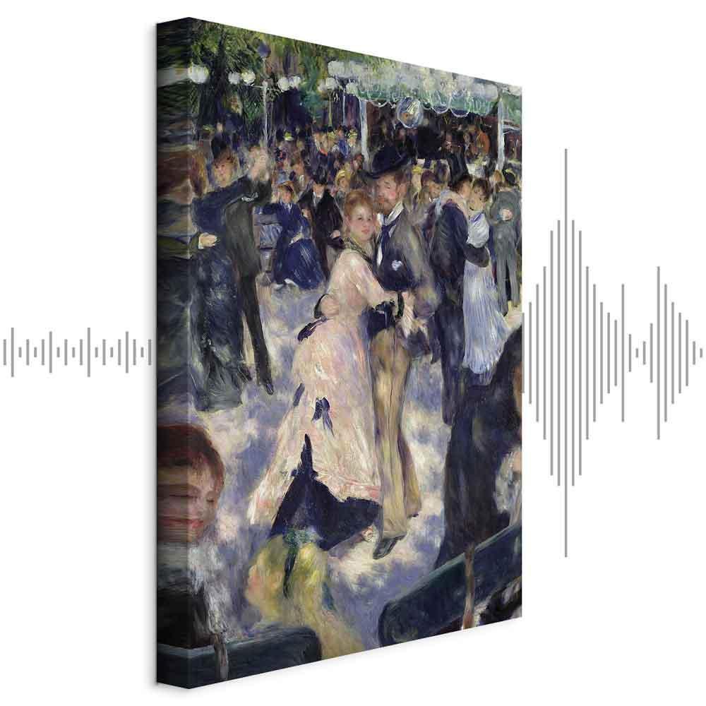 Obraz - Pierre-Auguste Renoir – Le Moulin de la Galette, detal tancerzy